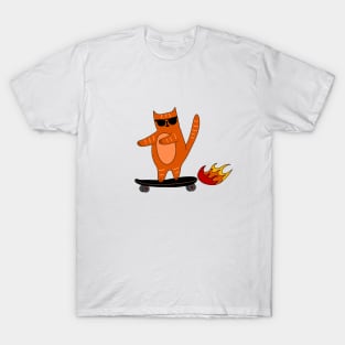 Skater Cat T-Shirt